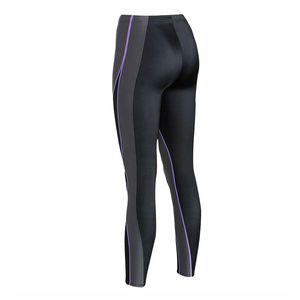 OEM High Waist Solid Compression Leggings-Custom Logo Seamless Quick Drying Ankle-Length Pants for Women Breathable Four-Way - Product Image 3
