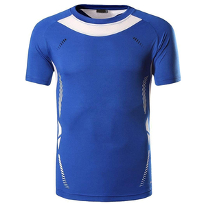 เสื้อฟุตบอลแขนสั้นสีน้ำเงินแบบยูนิเซ็กซ์ พิมพ์ลาย ระบายอากาศได้ดี ซับเหงื่อ 100% โพลีเอสเตอร์ ทรงปกติ ใส่ได้ทุกฤดู พร้อมสกรีนชื่อผู้เล่น - Product Image 6