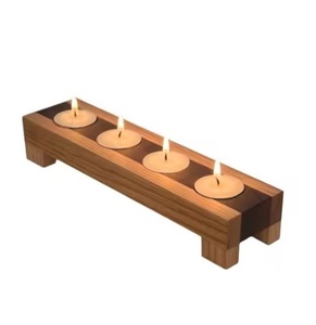 เชิงเทียนไม้ดีไซน์โบราณ สวยงามหรูหรา สำหรับตกแต่งบ้าน - Product Image 4