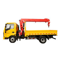 Grue montée sur camion TangJun 6x4 camion de grue télescopique Baoliwei 4ton à vendre