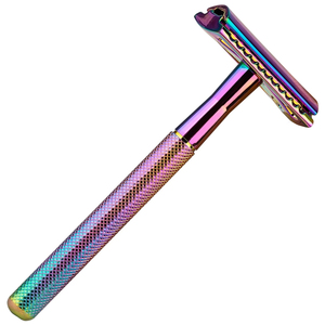 Maquinilla de Afeitar de Seguridad de Doble Filo de Acero Inoxidable Premium con Bajo MOQ, Herramienta de Afeitado Manual Reutilizable de Una Sola Cuchilla para Hombres, Maquinilla de Afeitar para Salón OEM - Product Image 5