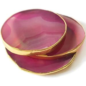 Clear Acrylic Eco-Friendly 3mm Thickness Classic Design Tea Cup Coasters Round Custom Engraved <b>Table</b> <b>Mats</b> for Home Serving - Product Image 4