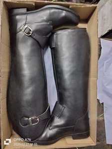 Bottes d'équitation western confortables et personnalisées en cuir véritable de haute qualité, fabriquées en cuir véritable, durables, avec fermeture YKK - Product Image 6