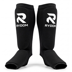 <b>MMA</b> Elastic Cloth <b>Shin</b> & Instep <b>Padded</b> Guards Taekwondo, Martial Arts, <b>MMA</b> Boxing Foot Protective Gear Protector for Sparring - Product Image 6