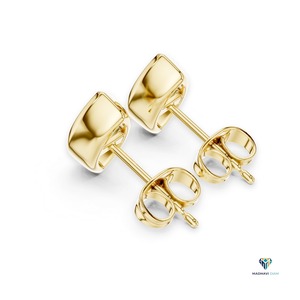 2.50 TCW Yellow <b>Gold</b> Marquise Lab Grown Diamond Three Piece Jewelry Set in 18K <b>Solid</b> <b>Gold</b> Bezel Setting <b>Pendant</b> and Earrings - Product Image 3