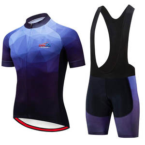 New Arrival High Quality Breathable with Custom Logo Cycling Uniform Breathable Sets Cycling Jersey & <b>Bib</b> Made In Pakistan - Product Image 1