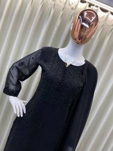 Tissus Exquis pour Dupatta de Mariage et Tenues de Travail, en Georgette Micro Haute Qualité, Broderie Moderne de Designer, Séchage Rapide, Toutes Saisons - Product Image 3