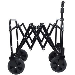 Carrello Multiuso a Doppio Strato, 100% Spazio Extra, Capacità 102 kg, per Campeggio, Spesa, Sport, Giardinaggio, Pesca - Product Image 5