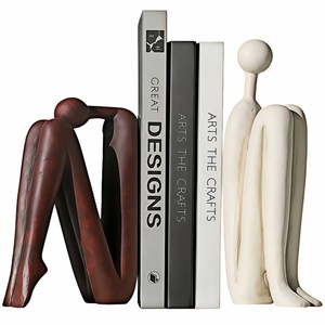 Teak wooden <b>bookends</b> and desk organizers OEM Custom Wholesale | Aqdus Saleem India - Product Image 1