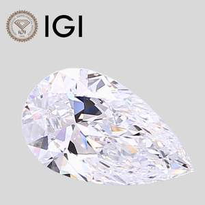 Diamante Cultivado en Laboratorio de 1.03ct, Corte Pera, Color D, Claridad VS1, Certificado IGI, para Joyería - Product Image 1