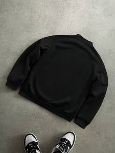 <b>Men</b>’s Polyester Cotton Baseball <b>Jacket</b> Casual Knitted Fabric Varsity <b>Jacket</b> Classic Bomber <b>Jacket</b> <b>Lightweight</b> Streetwear <b>Jacket</b> - Product Image 2