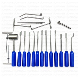 Juego de 22 Instrumentos para Extracción de Cemento Ortopédico Tipo Mueller, Herramientas Quirúrgicas de Acero Inoxidable para Cirugía de Revisión, por Pentax - Product Image 4