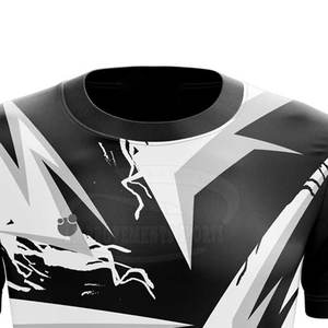 Vêtements de sport Nouveau design Maillot à manches courtes imprimé Maillot à manches courtes imprimé sur mesure - Product Image 3