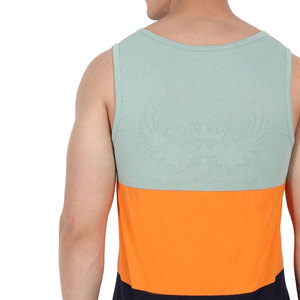 Débardeur décontracté sans manches pour homme en polyester/coton tricoté lavé, confortable, doux, respirant, écologique, séchage rapide, idéal pour la gym - Product Image 2