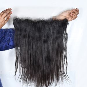 Extensiones de cabello humano virgen vietnamita con cutícula alineada, frontal HD 13*4, doble trama, sin procesamiento, sin ondas profundas. - Product Image 4