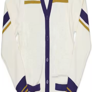 Cardigans et pulls unisexes de qualité supérieure fabriqués aux États-Unis avec logos personnalisés, lettres brodées, tricotés en acrylique, pour les fraternités et les sororités - Product Image 4