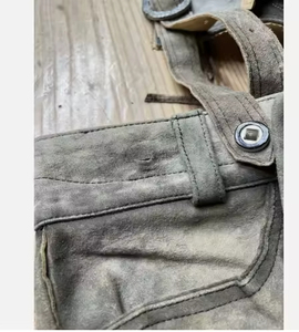 Pantalones Cortos de Cuero Genuino para Hombre, Estilo Bávaro, Tradicionales Alemanes, para Oktoberfest, Exportación OEM - Product Image 2