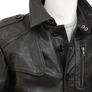 Meilleures ventes - Veste de motard pour homme en cuir véritable 100% - Style streetwear - Haute qualité - Imperméable et respirante - Product Image 3