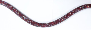 Diadema con Incrustaciones de Cristal Brillante, Base de Cuero Plana y Elegante, Sistema Innovador de Cambio Rápido con Gancho y Bucle - Product Image 4