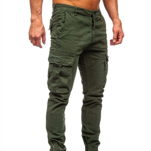 Pantalones Cargo Casuales para Hombre, Pantalones Cargo Personalizados, Pantalones Cargo Premium de Corte Relajado, Multibolsillos, Ropa Urbana para el Día a Día, Marca Privada - Product Image 4