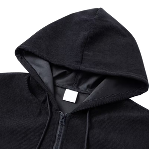 Sweat à capuche unisexe surdimensionné à fermeture éclair, hiver, 450 g/m², coupe classique, impression numérique durable, effet délavé, respirant, prix de gros - Meilleures ventes - Product Image 4