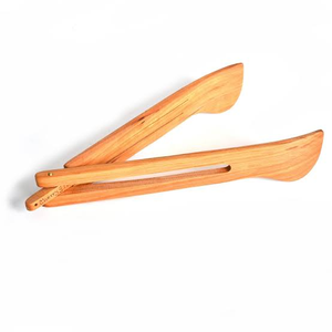Pinces à salade en bois de qualité supérieure, pinces à pain grillé en bois les plus vendues pour la cuisine - Product Image 3