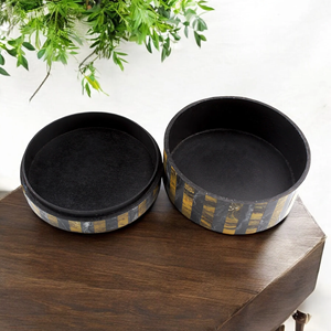 Custom Eco-Friendly Classic Bone Inlay Stainless Steel Jewelry Storage Decorative Boxes for Kitchen & Study - Product Image 5