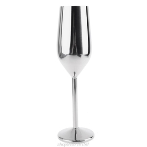 Modern Brushed Gold Metal <b>Wine</b> <b>Goblet</b> Bulk Stainless Steel Cocktail <b>Wine</b> Chalice - Product Image 3