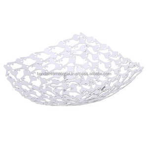 Panier à clés en fer moderne avec finition en nickel pour ustensiles de cuisine et vaisselle, y compris vaisselle et assiettes - Product Image 3