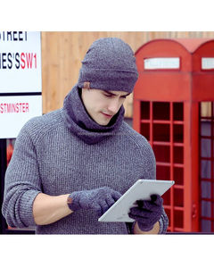 Gorras deportivas de invierno personalizables Econex, gorros de punto acanalados con puños y logotipo, sombreros Unisex acrílicos, proveedor a granel OEM - Product Image 5