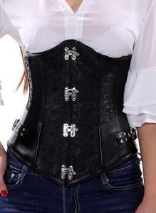 Corsets vintage pour femmes, sexy, gainants, respirants, en cuir moderne, pour grandes tailles - Product Image 4