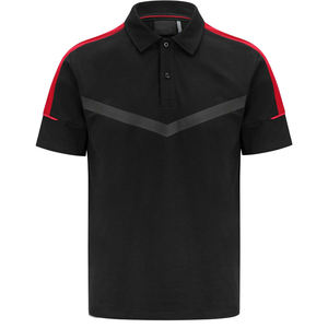 Mens Polo Shirt Breathable Textured Fabric <b>Classic</b> Smart Casual Summer Top - Product Image 1