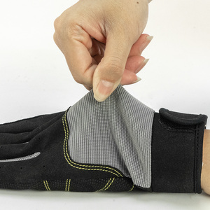 Black Grey <b>Sailing</b> <b>Gloves</b> Vented Comfortable Soft Boating <b>Gloves</b> Specialize Manufacturer Custom Wholesale - Product Image 5