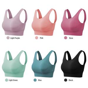 Soutien-gorge de sport Racerback rembourré pour femme, léger, respirant et réversible, idéal pour le yoga et la gym - Product Image 5