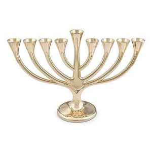 Menorah de Estilo Moderno para Uso en Sintagogas y Templos, para Decoración de Mesa en Hogares y Villas, Portavelas Decorativo para Hanukkah - Product Image 5