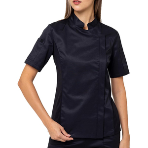 Best Price High Quality Short Sleeve <b>Chef</b> Jacket For Ladies Latest Design Fashionable <b>Chef</b> Coat With All Size Available - Product Image 1