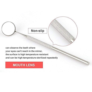 Kit de 6 outils de nettoyage dentaire manuels en acier inoxydable, ensemble d'instruments d'hygiène dentaire professionnels, poignée ergonomique, certifié CE - Product Image 4