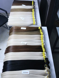 Extensions de cheveux en vrac les plus vendues Cheveux vierges vietnamiens Double noyade 100 grammes Couleurs claires 30 pouces - Product Image 4