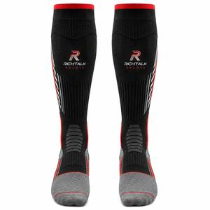 Chaussettes de sport respirantes, de haute qualité, personnalisables, pour adultes, à hauteur du genou, évacuant l'humidité, séchage rapide, écologiques - Product Image 1