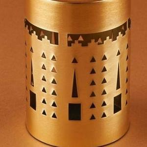 Best selling Brass Incense Burner With Geometric Cutouts Aromatherapy <b>Diffuser</b> Home Decor All Season Use - Product Image 6