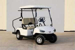 Voiture électrique quatre roues Wu Ling Mini EV 2021, modèle Wuling Golf Cart 2 ST, intérieur blanc, extérieur marron - Product Image 5