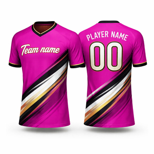 Maillots de football personnalisés OEM avec logo, vente en gros, uniformes de football unis, maillots vierges respirants et anti-humidité pour équipes - Product Image 3