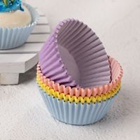 Moules à cupcakes écologiques recyclables, outils à gâteaux jetables, impression de logo personnalisée, papier aluminium, silicone double couche, qualité alimentaire