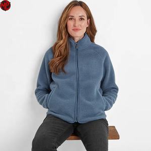 Chaqueta de Forro Polar Cálida de Invierno para Mujer, Chaqueta de Forro Polar Sherpa con Cremallera de Alta Calidad Personalizada para Exteriores - Product Image 5