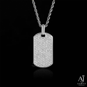 925 Silver Moissanite Pendant Rhodium Plated Hip Hop <b>Chain</b> <b>Iced</b> <b>Out</b> Charm Necklace Unisex Party Jewelry Customizable - Product Image 1