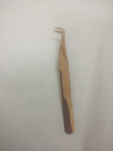 แหนบต่อขนตา Obexa Professional 90 องศา ปลายโค้ง สแตนเลส สีโรสโกลด์ รับทำโลโก้ - Product Image 3