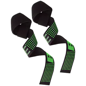 Custom Logo Wholesome Neoprene Cotton Wrist Straps Breathable Fitness <b>Exercise</b> Lifting <b>Bands</b> Weight Training - Product Image 4