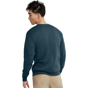 <b>Men</b> Solid Crewneck Sweatshirt Bulk Wholesale Cotton Fleece <b>Pullover</b> <b>for</b> Custom Branding - Product Image 6
