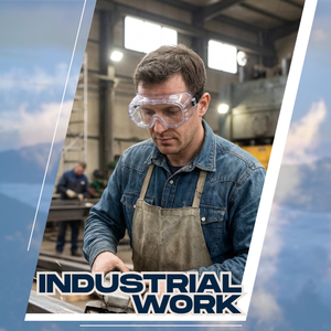 Borjye J168 Uv protection <b>Plastic</b> Goggles Eyewear for Road Work - Product Image 6