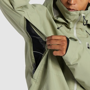 Veste d'extérieur pour homme, coupe-vent, imperméable, de qualité supérieure, pour le ski et la neige, randonnée en montagne, couleur unie - Product Image 5